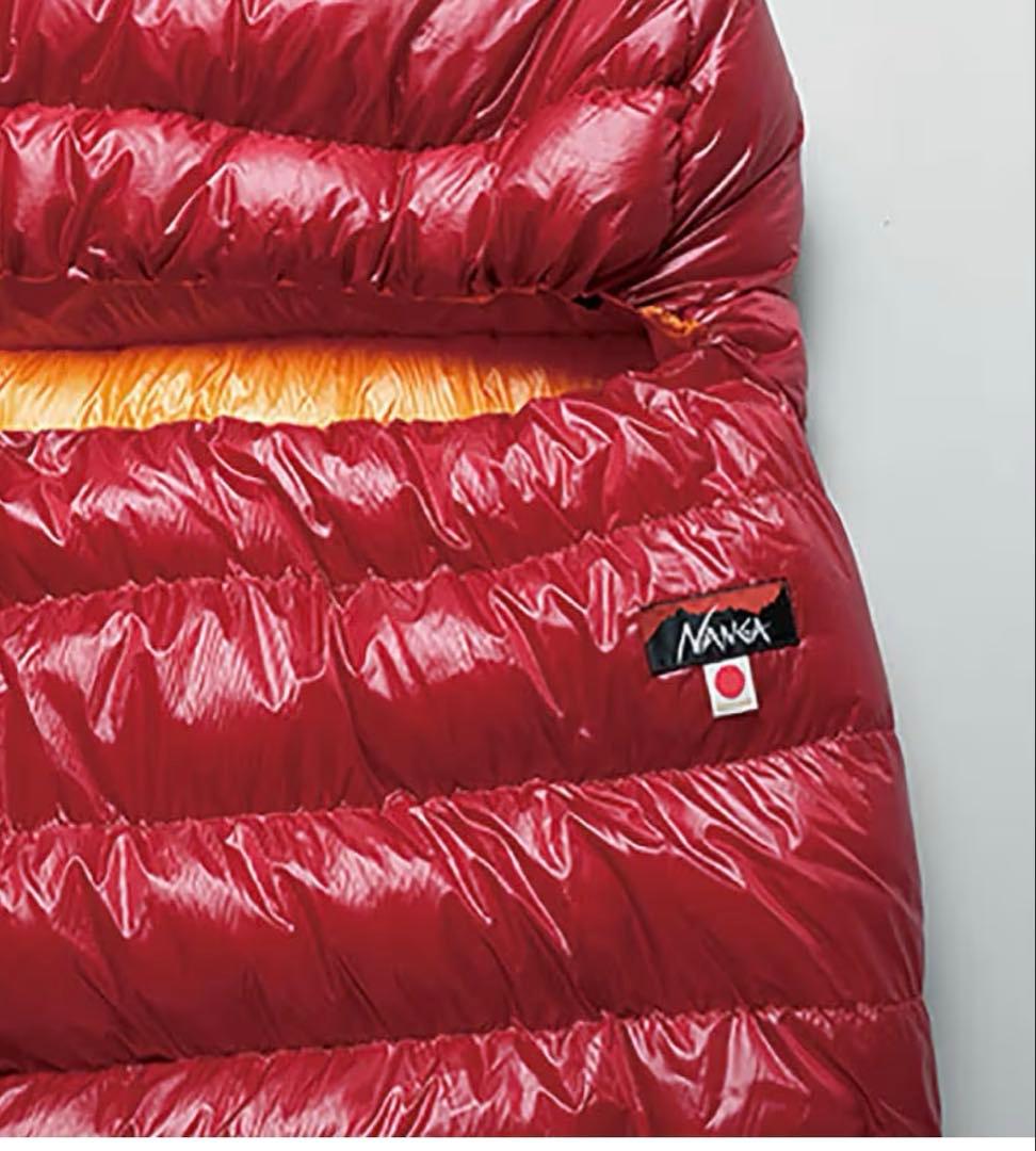 2人用 ナンガ(NANGA) ラバイマーバッグＷ４００ レッド 寝袋