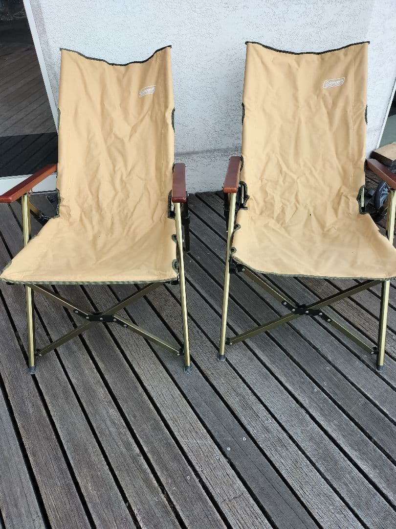 Coleman ファイヤーサイドレイチェア(コヨーテブラウン)　2脚セット