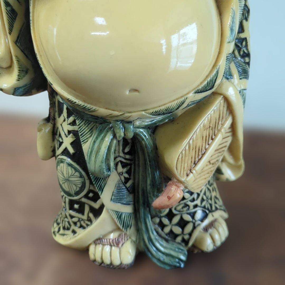 骨董 布袋 ほてい 中国 縁起物 仏像 置物 レトロ 美品 飾り 七福神
