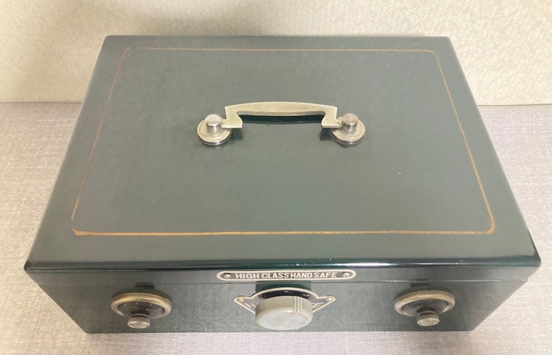 超超超激レア ALPS 手提げ金庫 鍵あり昭和レトロ アンティーク ヴィンテージ