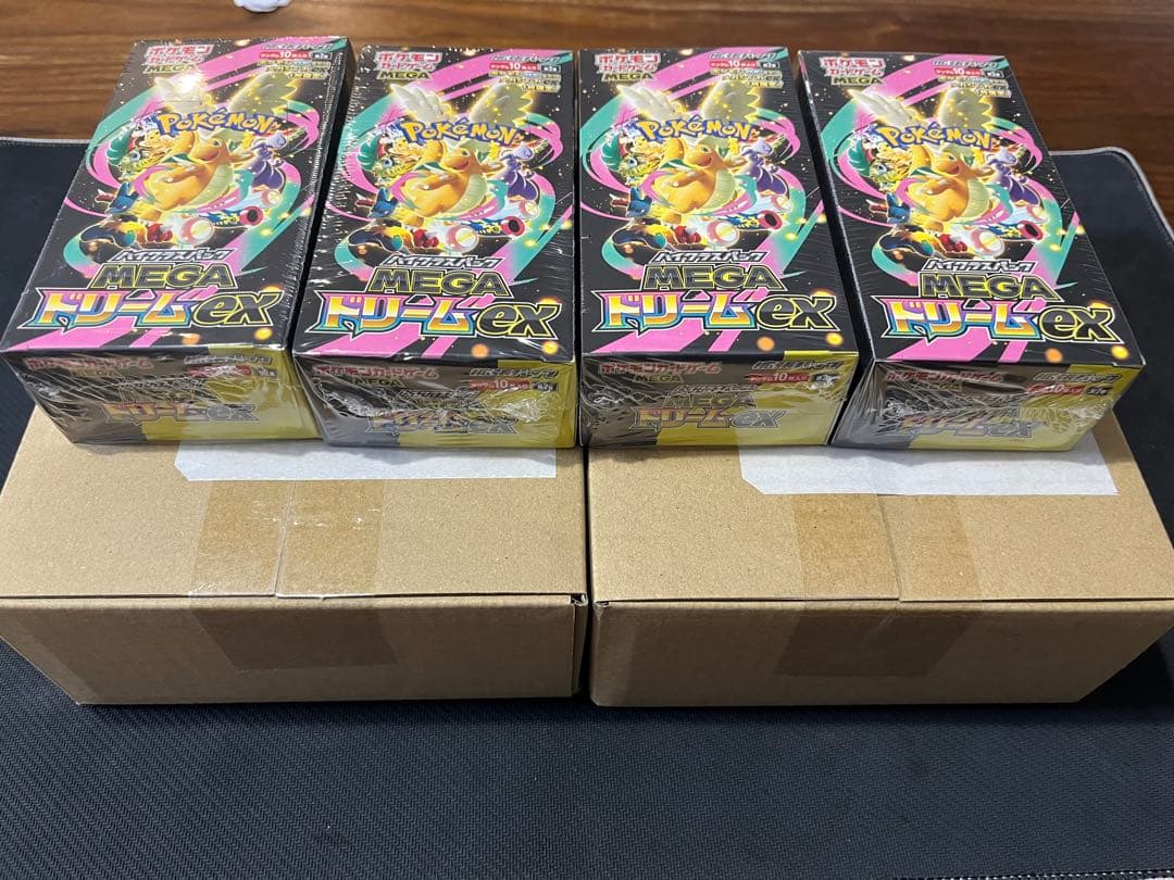 ポケモンカードゲームMEGA 【MEGAドリームex 】 シュリンク付き6BOX