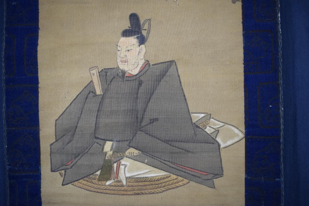 作者不詳/菅原道真公像図/掛軸☆宝船☆Z-628