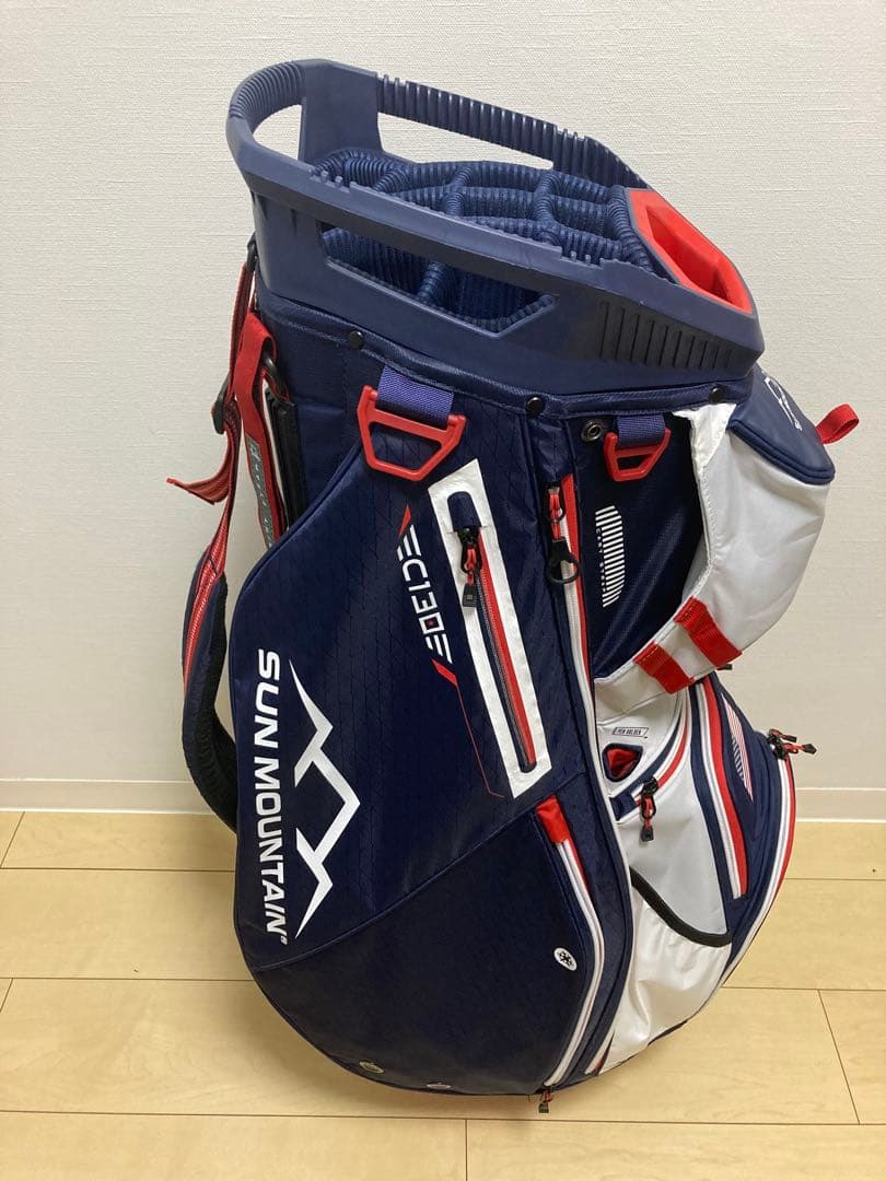 SUN MOUNTAIN C 130 ネイビー/ホワイト/レッド