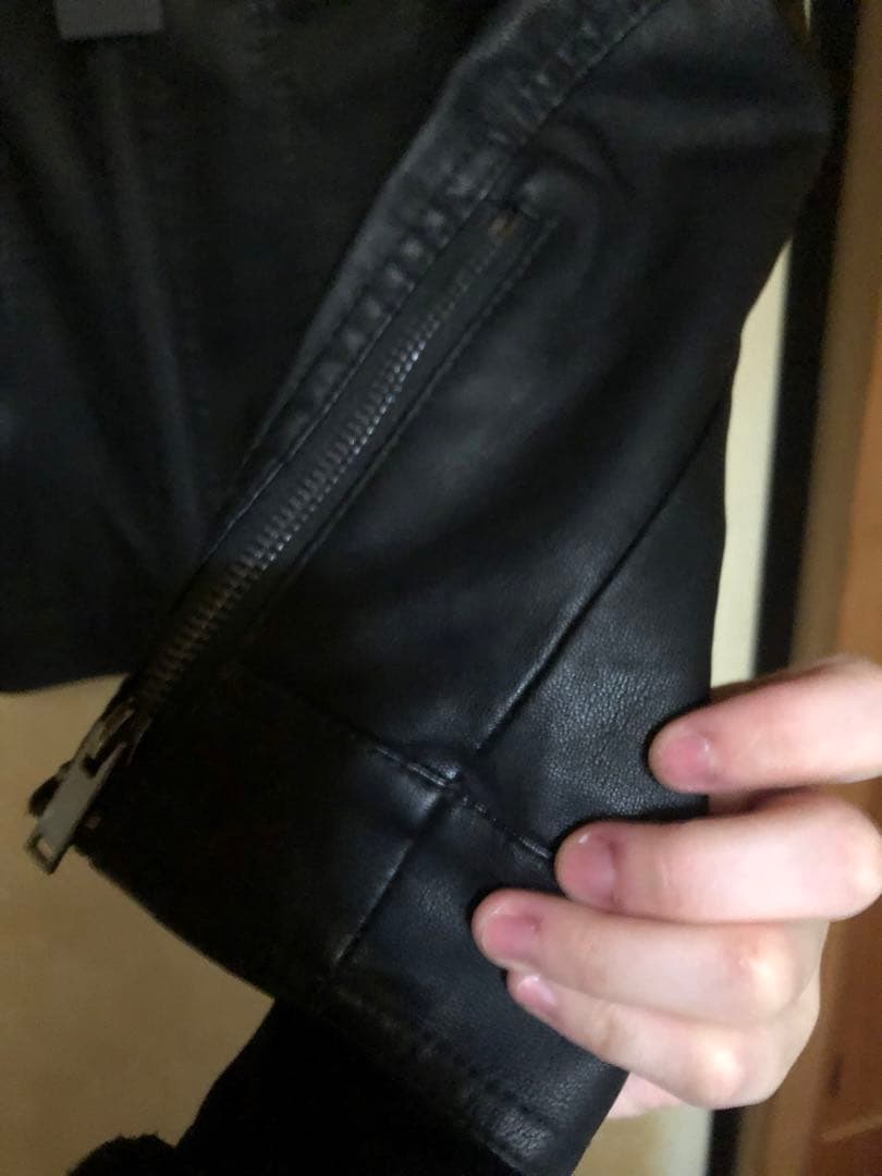 PRADA プラダ ノベルティ シングルライダース 革ジャン ユニセックス M