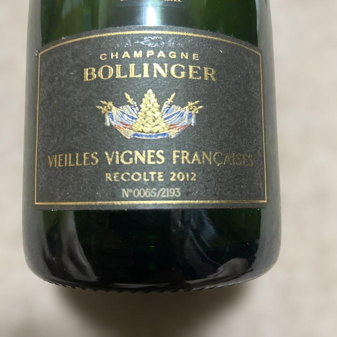 Bollinger Vignes Françaises 2012 750ml空瓶