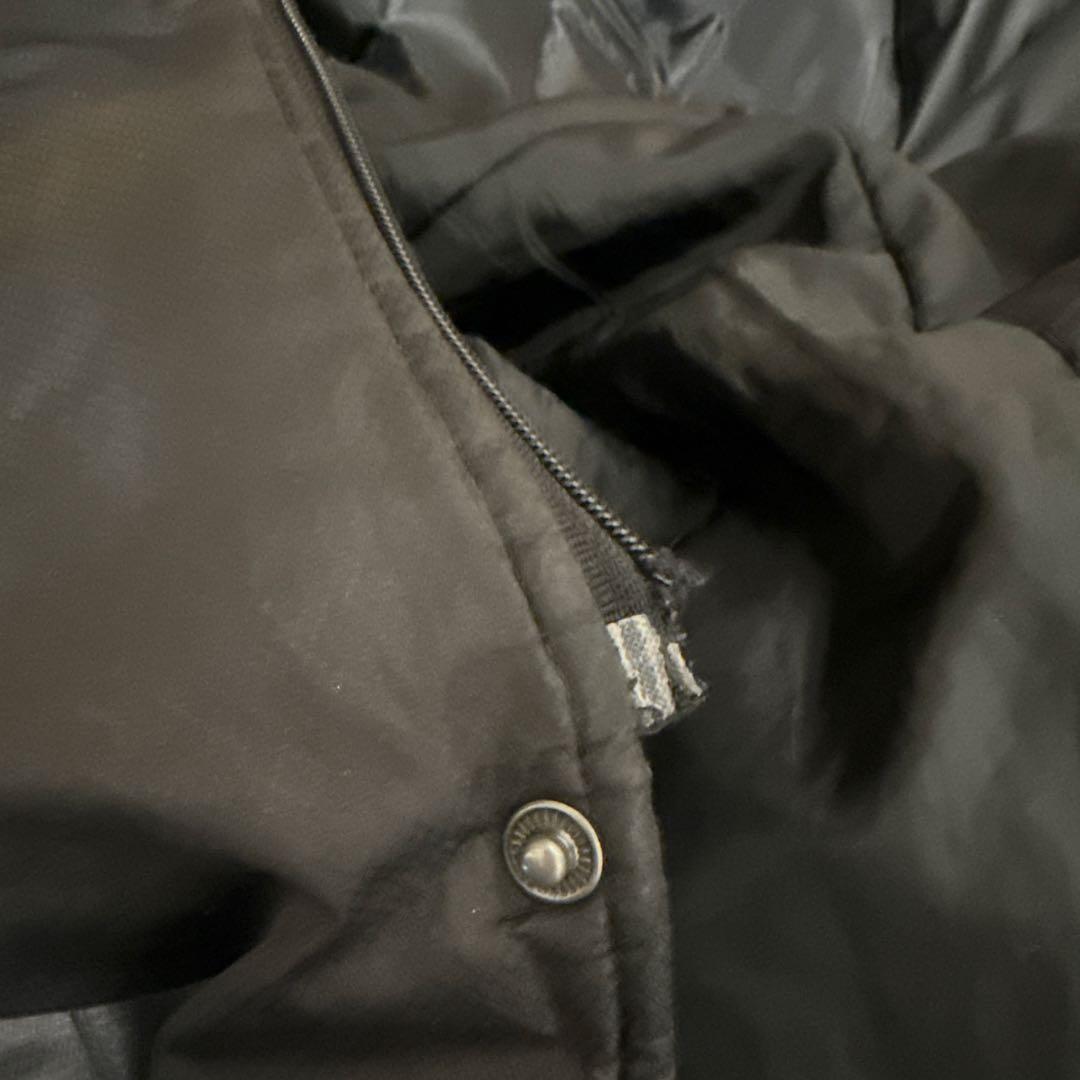 BLACK RICOH RAMS ラグビーベンチコート　フード無し