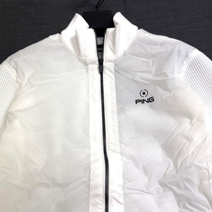 新品 PING ピン ゴルフ 高機能 ドッキング ブルゾン ジャケット 白 3L