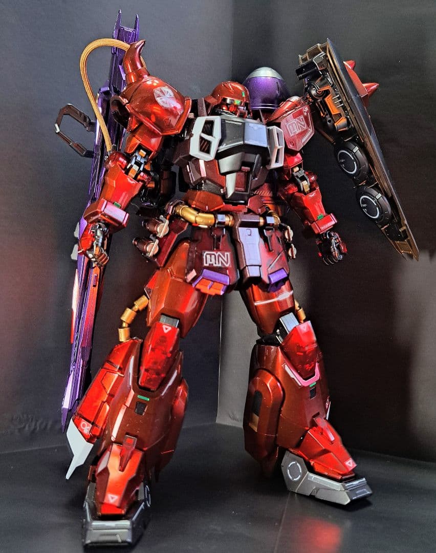 MG ガナーザクウォーリア ルナマリア機 ソリッドクリア風塗装 完成品