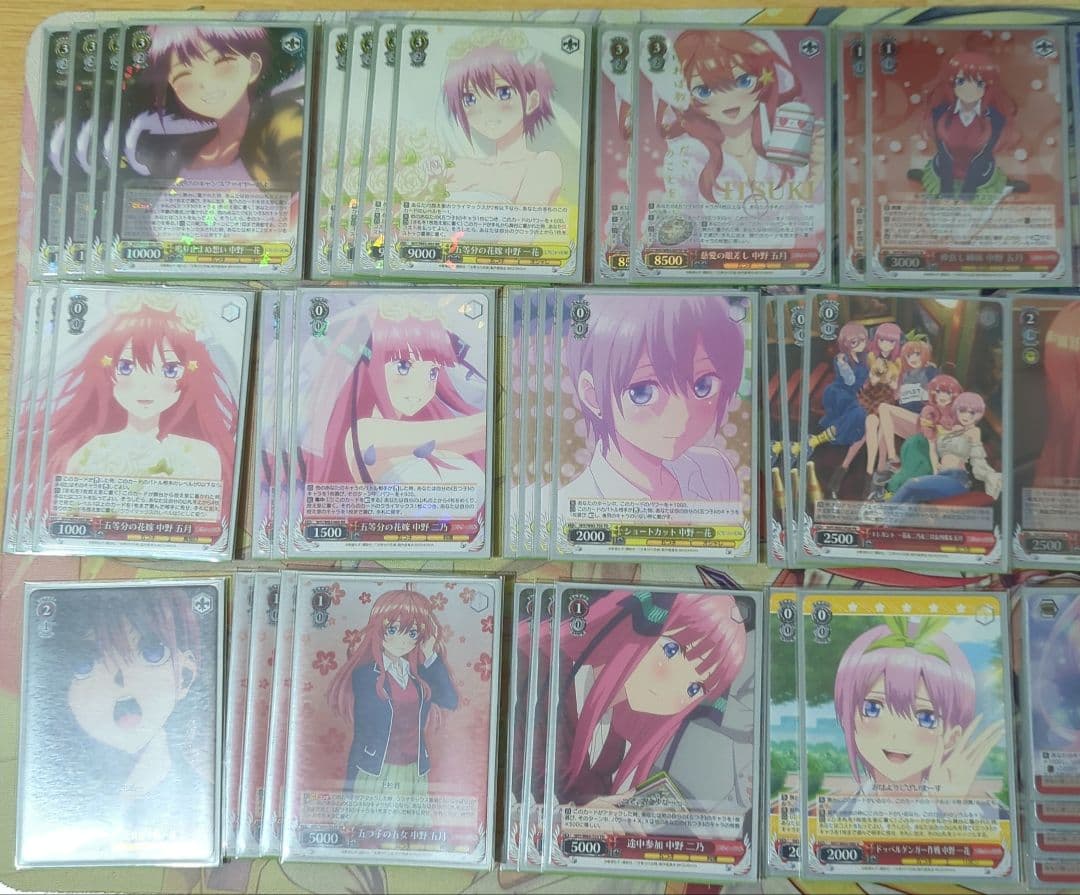 ヴァイス 五等分の花嫁 デッキ 箔押し コングラ レアリティ高め