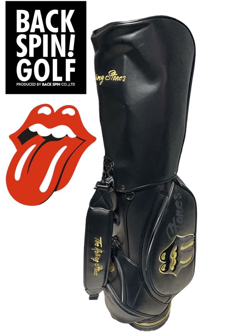 美品　ローリング・ストーンズ　ゴルフバッグ　BACK SPIN!