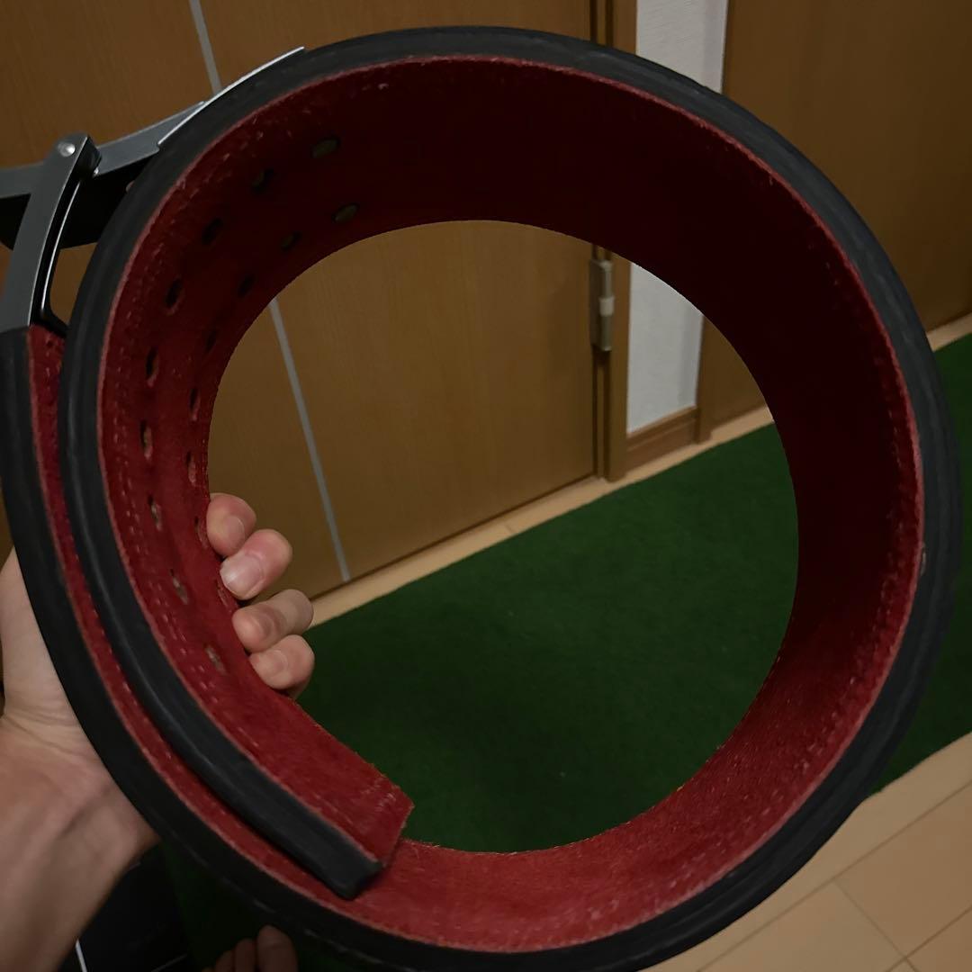 SBDトレーニング・パワーベルト 黒/赤