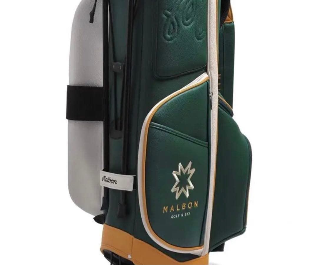 新品 マルボン malbon ゴルフ バッグ キャディバッグ