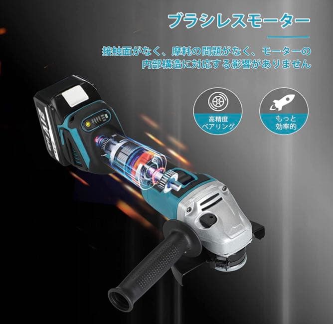 グラインダー 充電式 コードレス ディスクグラインダー 電動ラインダー 21V