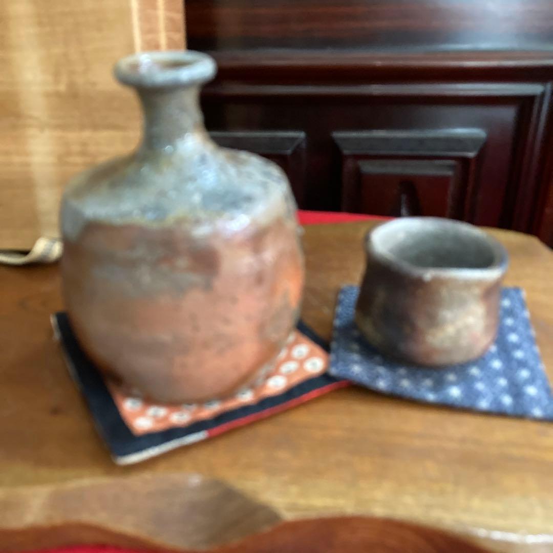 備前焼西川作です徳利ぐい呑みセットです❣️