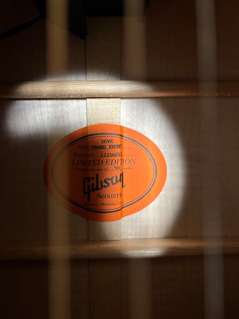 ギター Gibson Acoustic Limited Dove Trans Ebony