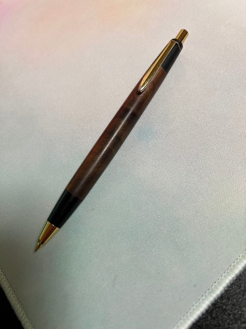 野原工芸 激レア 欅上杢 旧型 シャープペンシル 固定式口金