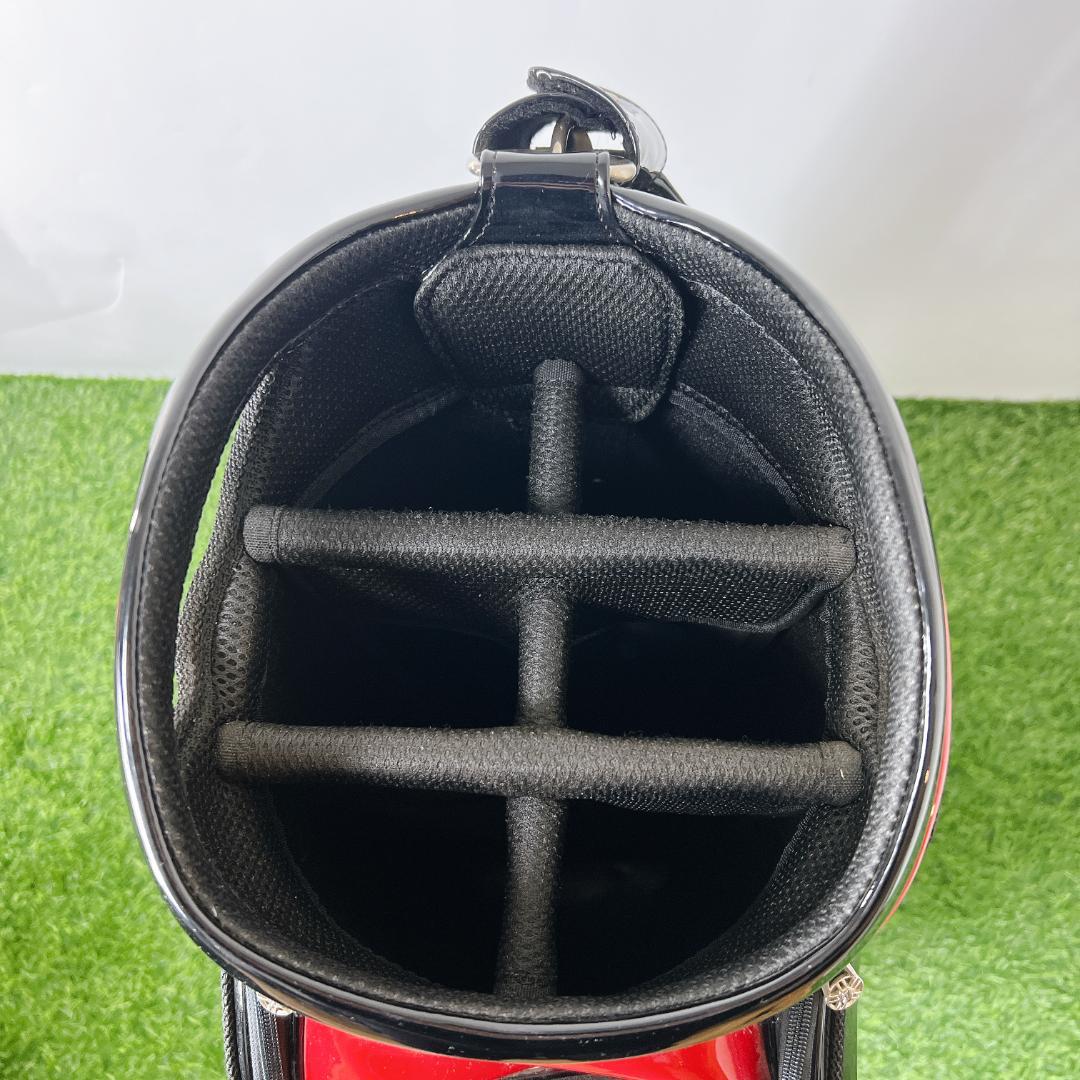 BRIDGESTONE ブリヂストン エナメル 3点式 黒 キャディバッグ