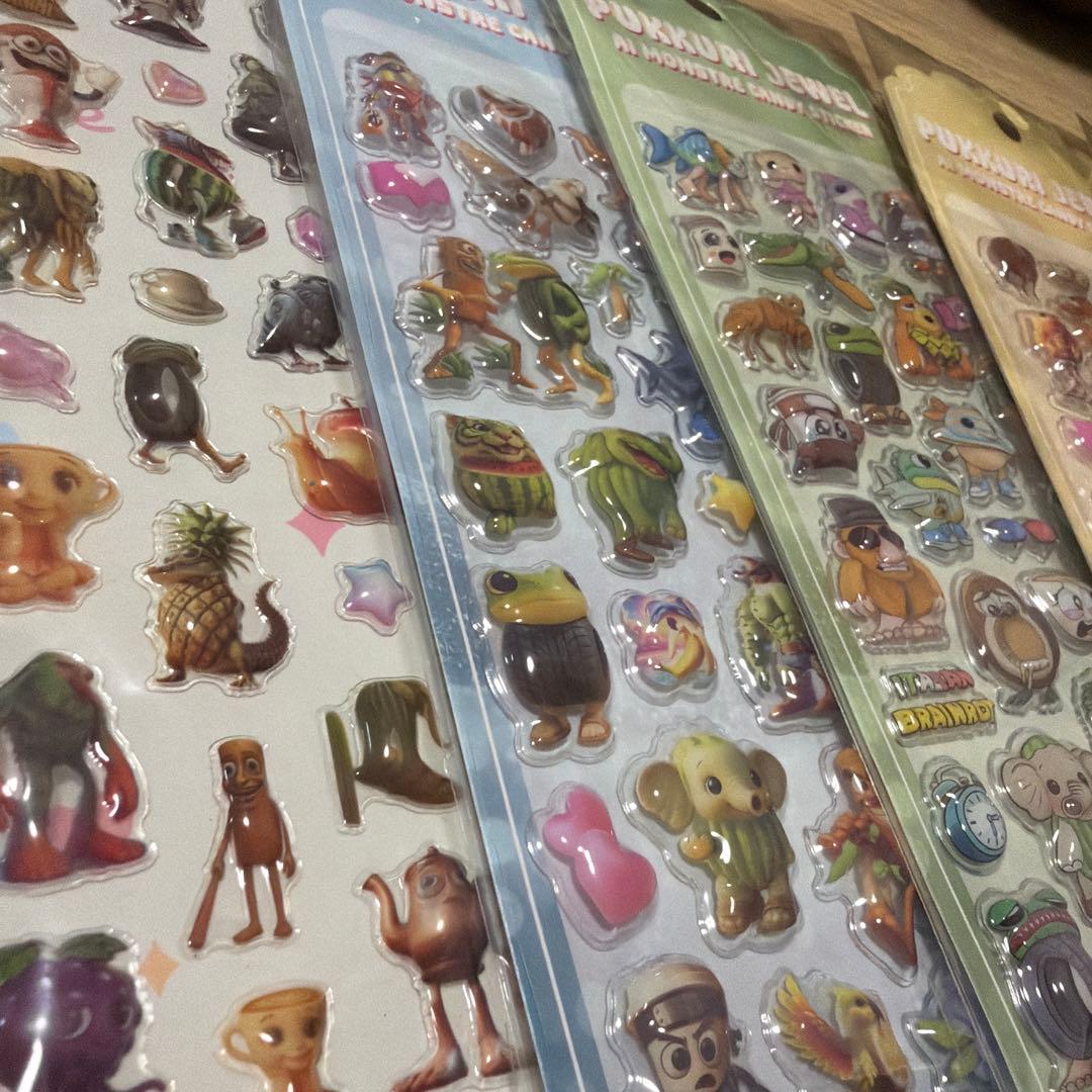 【新品未使用】イタリアンブレインロット ぷくぷくシール 15枚セット