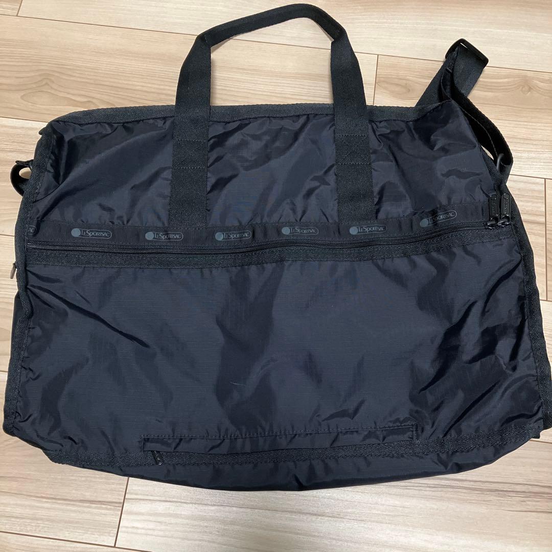 レスポートサック オールブラック　ボストンバック