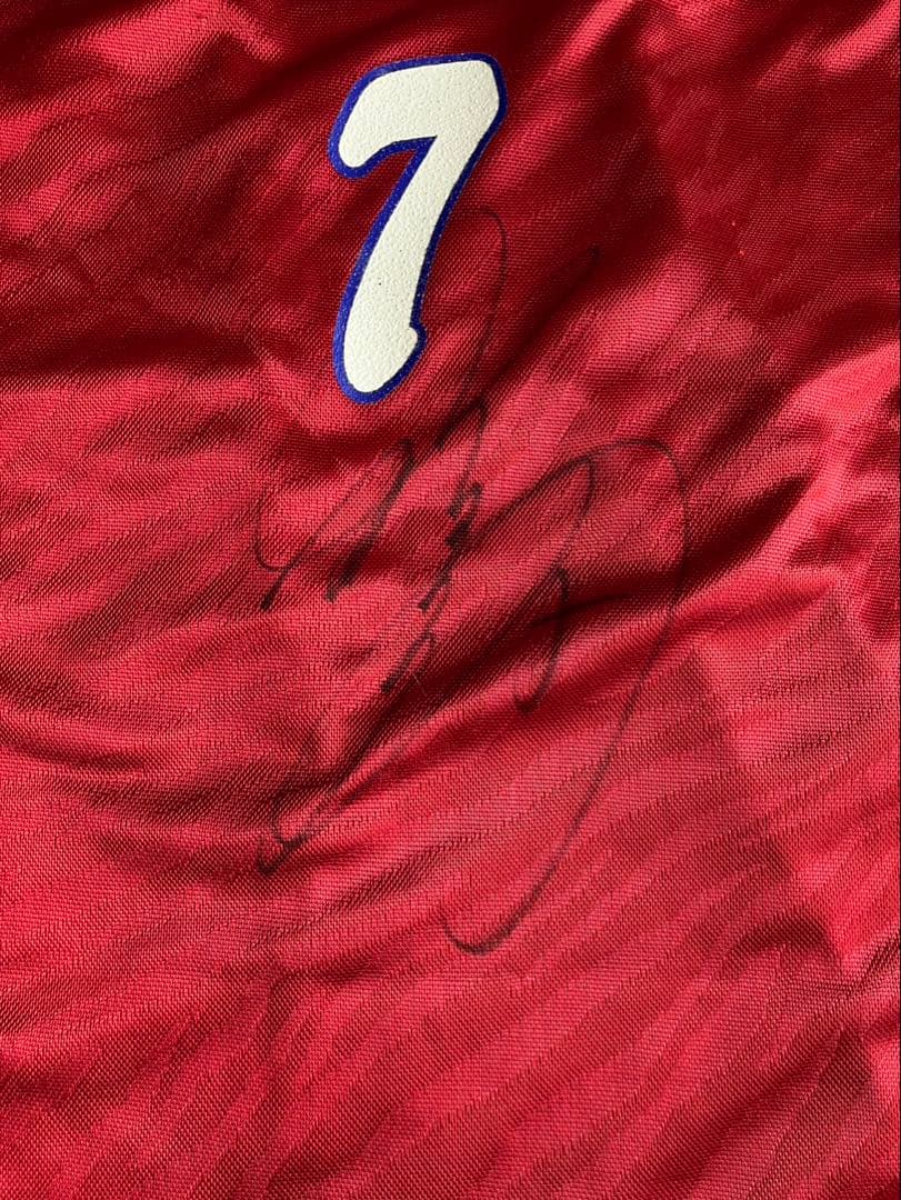 99年鹿島アントラーズ　ユニホーム　相馬選手サイン