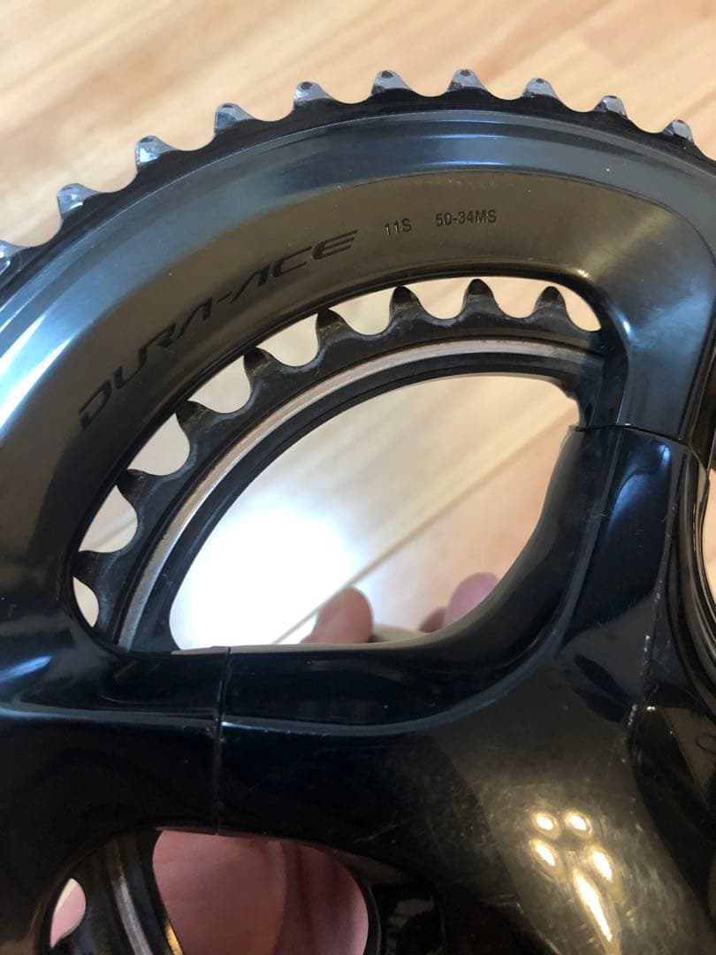 DURA-ACE 9100クランク　スプロケット&チェーン付き