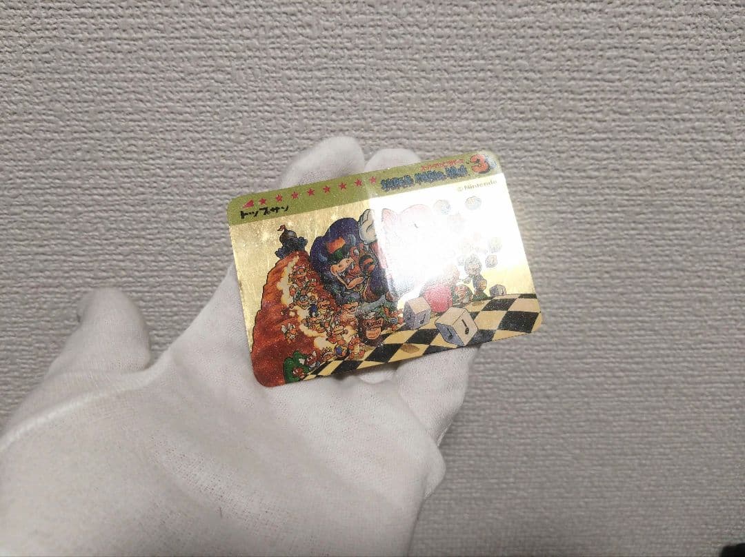 トップサン　スーパーマリオブラザーズ3　カード　金色