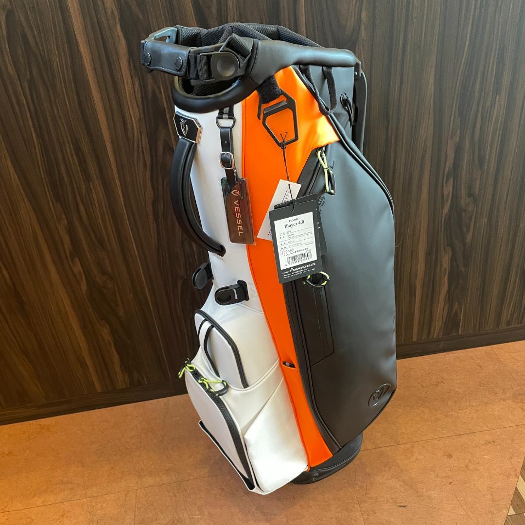 VESSEL PLAYER 4.0 ベゼル キャデイバッグ/ブラック/オレンジ