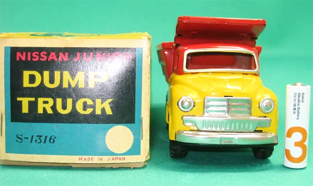 昭和30年  ブリキ  ニッサン  ジュニア トラック  ダンプカー  日産