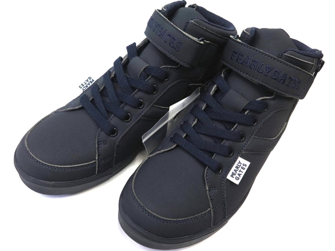 展示品●パーリーゲイツ●ミドルカット　ソフトスパイクゴルフシューズ　24.5cm