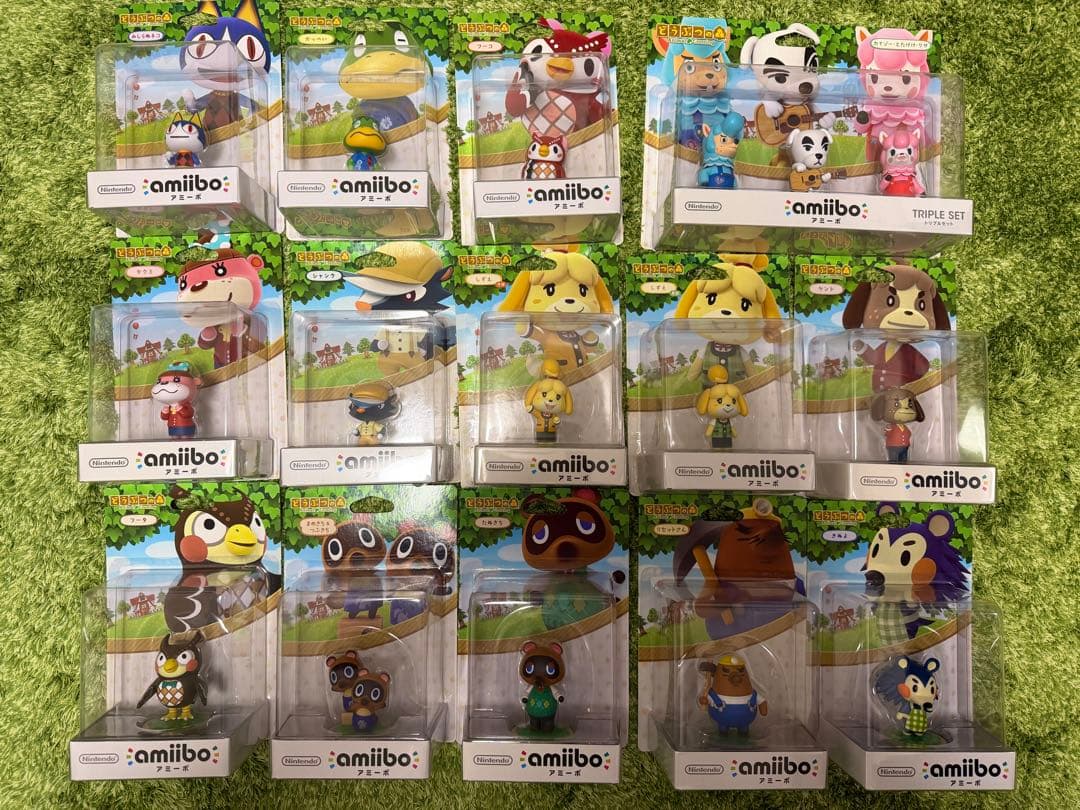 amiibo アミーボ どうぶつの森 全16種コンプリートセット