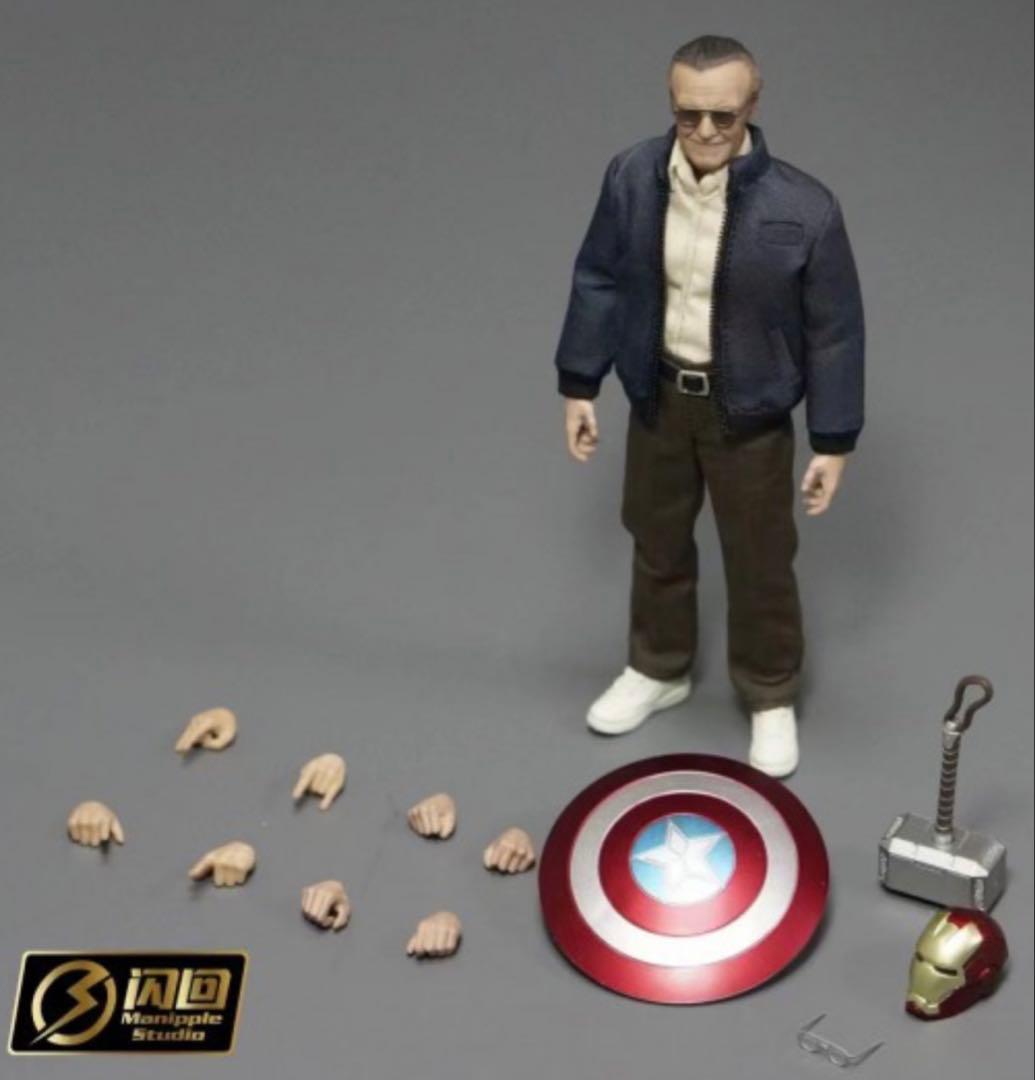 【新品未開封】閃回studio スタン・リー風1/12フィギュアマーベルシリーズ
