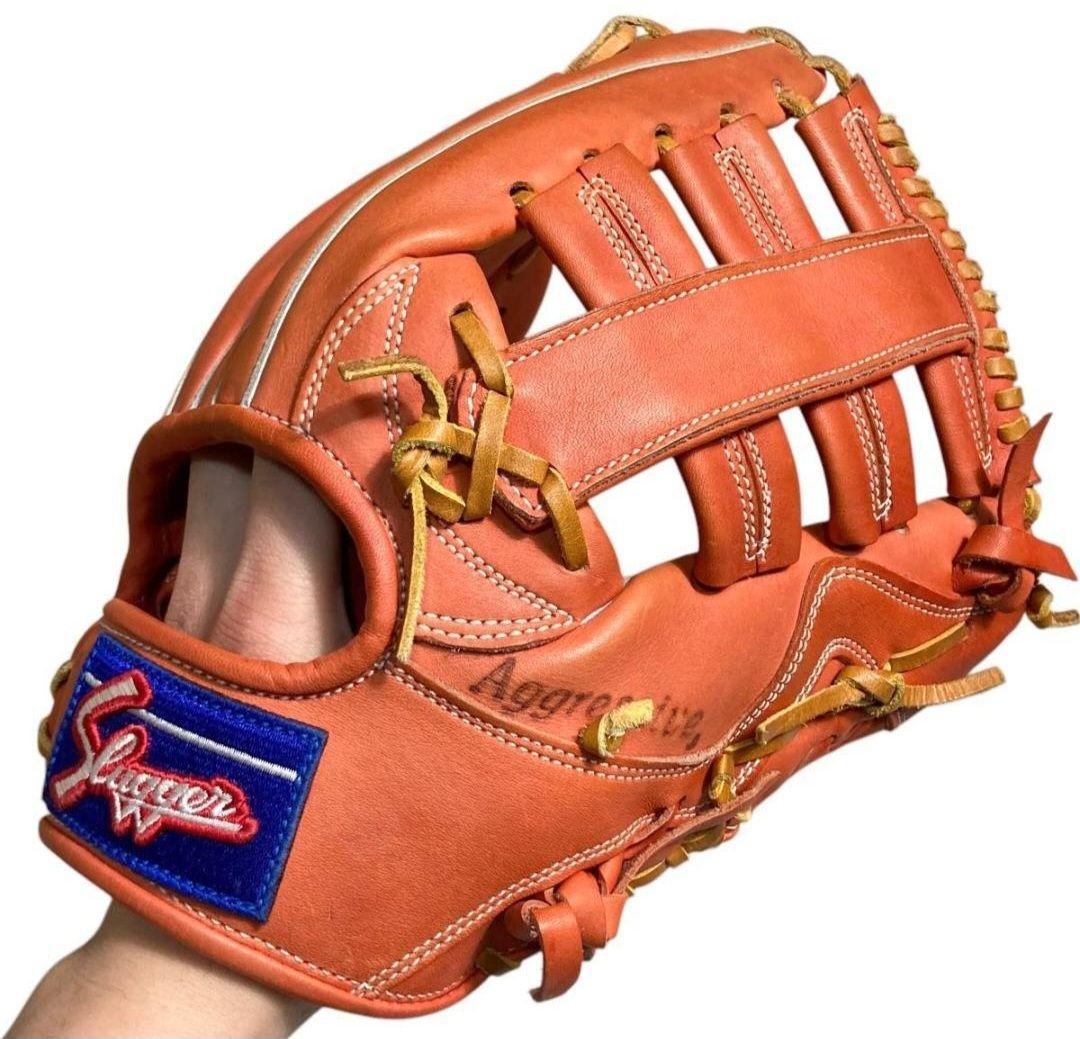Slugger 外野用軟式グローブ オレンジ
