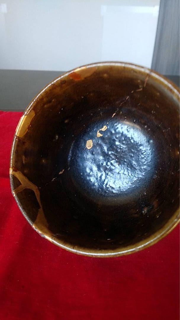 古唐津　古唐津茶碗　金継ぎ　茶道具　煎茶器　古美術