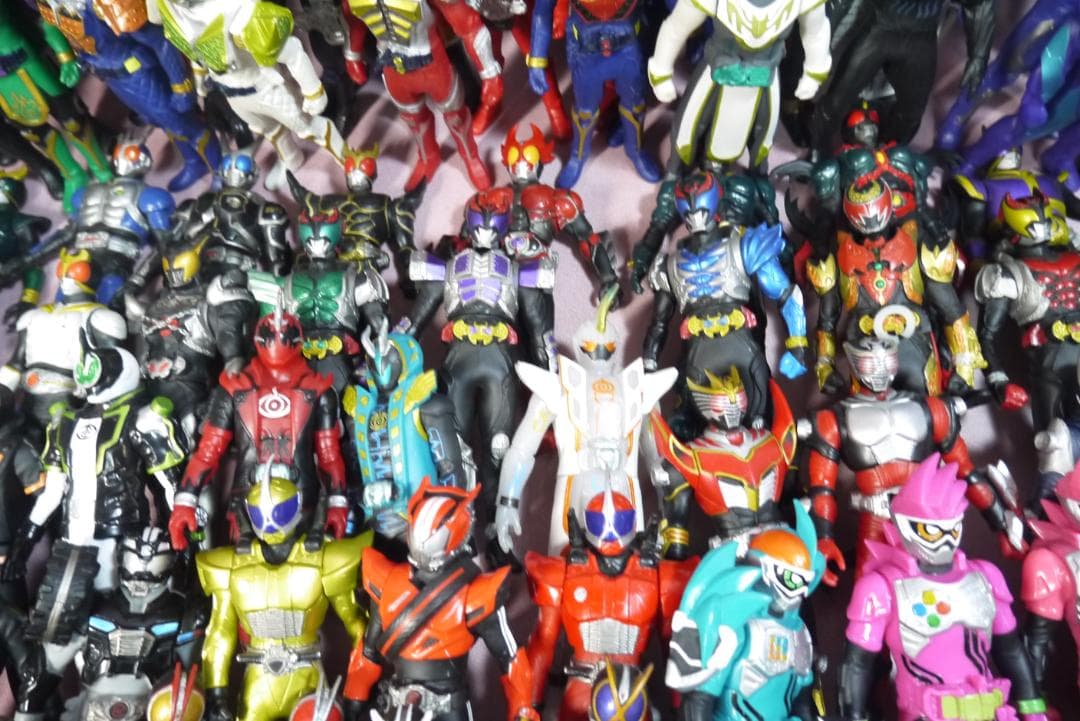 ライダーヒーローシリーズ　ビッグサイズソフビフィギュア　136体セット