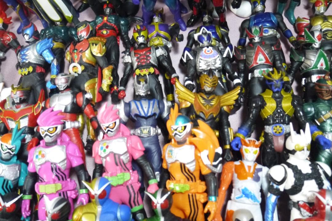 ライダーヒーローシリーズ　ビッグサイズソフビフィギュア　136体セット