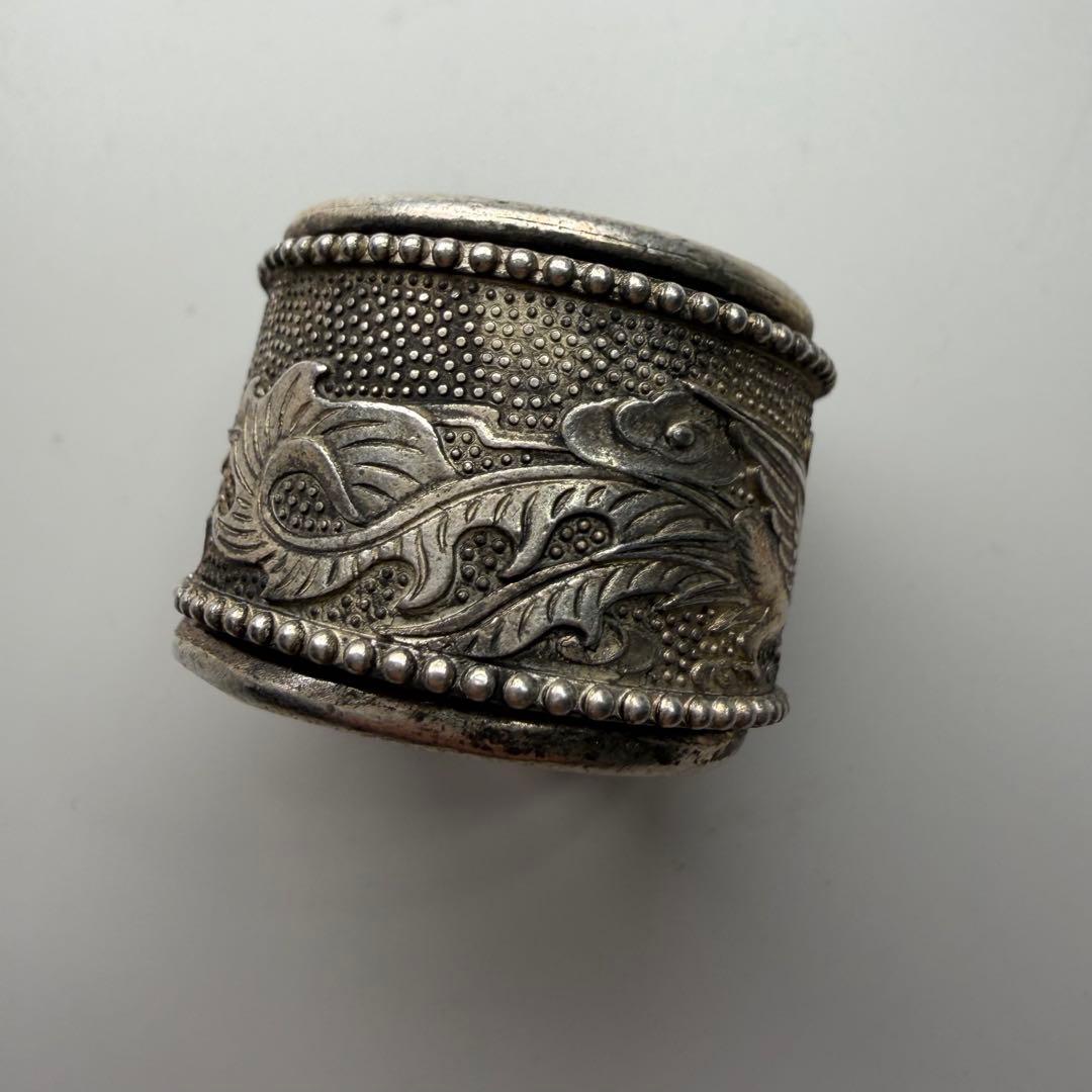 旧蔵　ドラゴンと鳳凰　リング　扳指　親指用