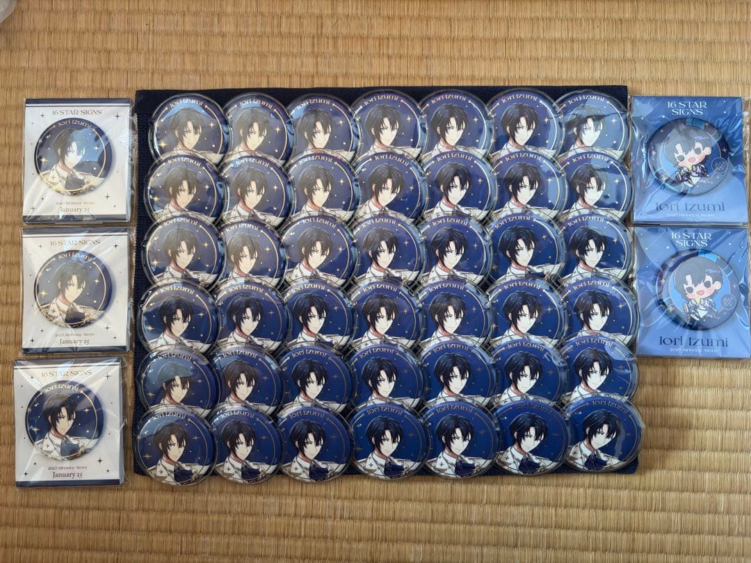 和泉一織 16 STAR SIGNS 缶バッジ 47点