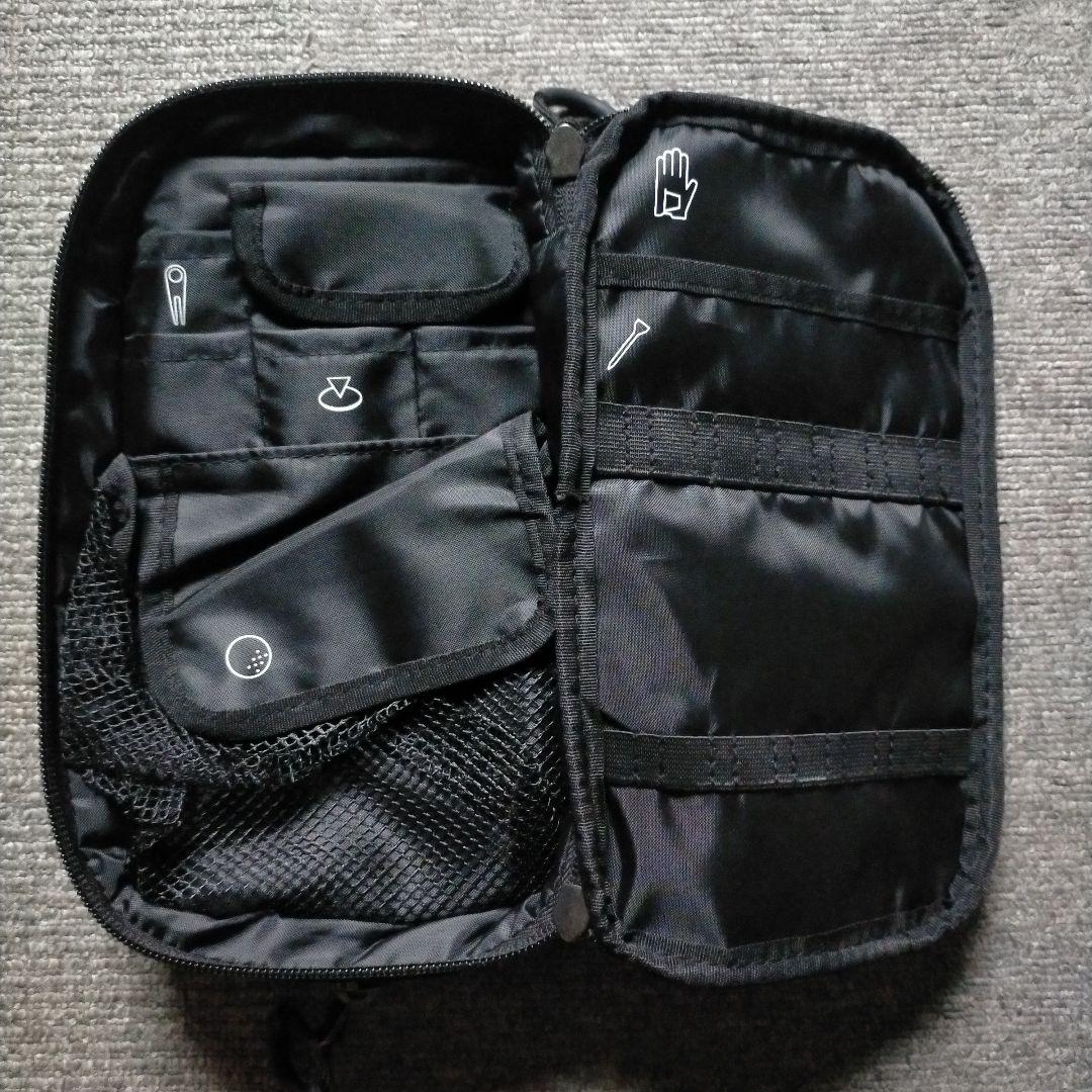 【新品未使用】ルコック スポルティフ ゴルフ ゴルフポーチ 白黒 2点セット