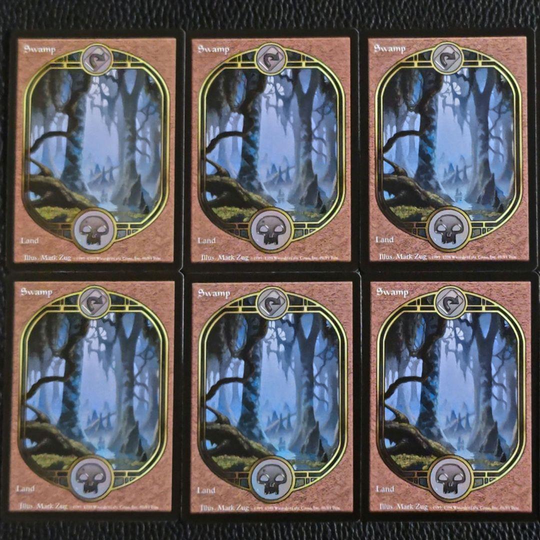 MTG Unglued 土地 沼 Swamp 10枚セット