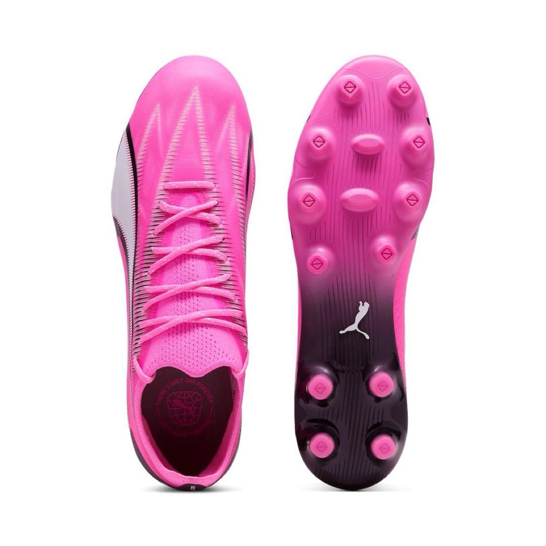 プーマ ウルトラ アルティメット HG/AG 24.5cm ピンク 新品未使用