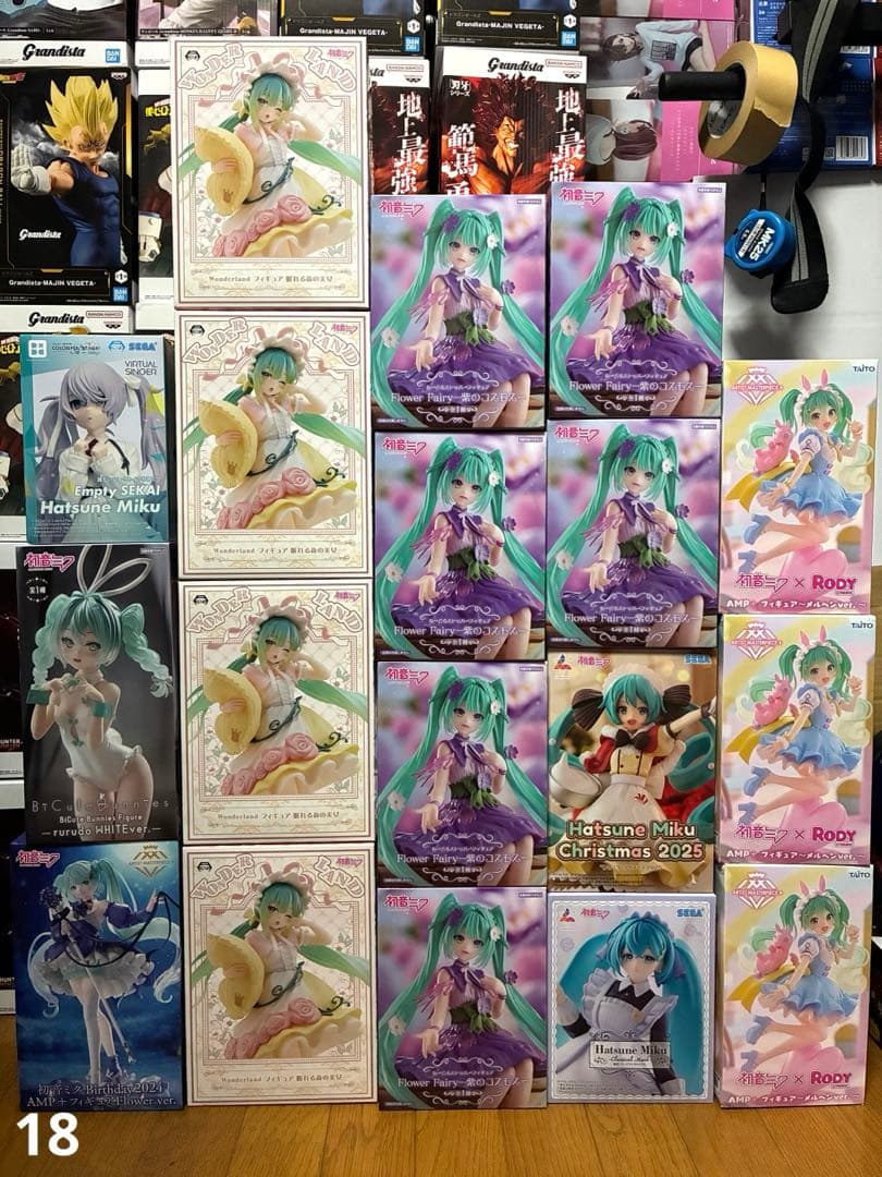 初音ミク プライズフィギュア 58個 まとめ売り