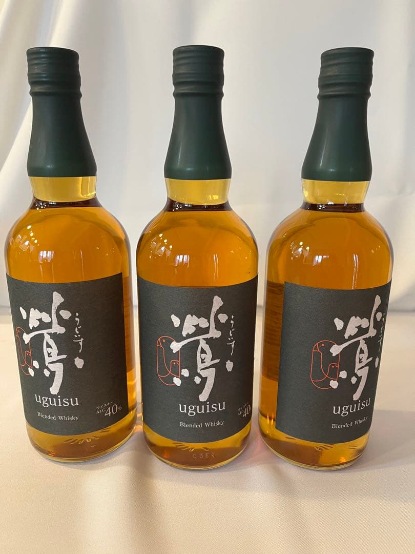 値下げしました！　鶯　ジャパニーズウイスキー3本セット