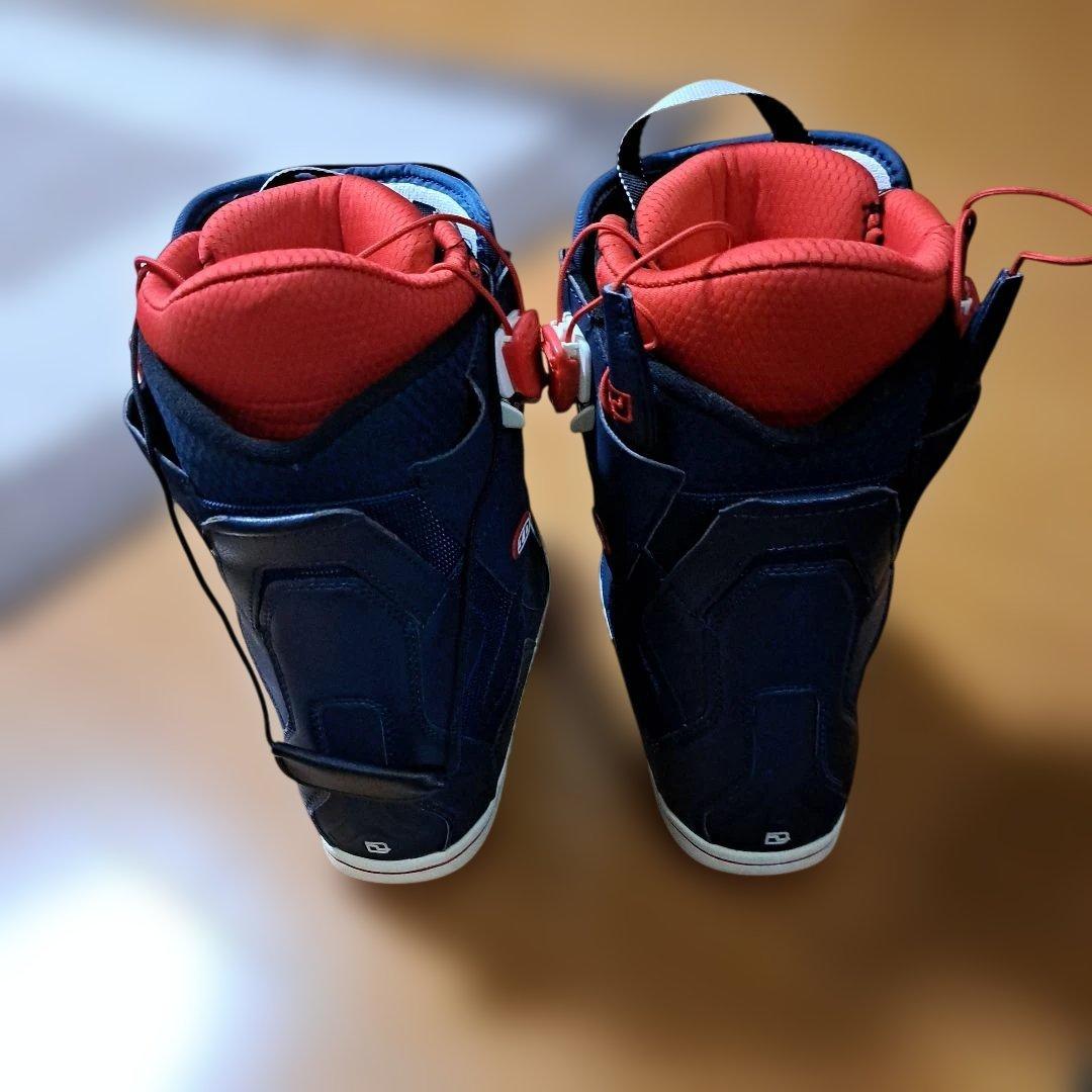 DEELUXE スノーボードブーツ ID 6.1 ネイビー/レッド 25.5美品