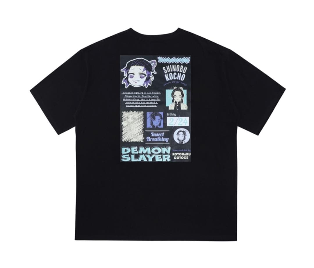 鬼滅の刃 ポケット付 ビッグシルエットTシャツ バースデイ 2025 胡蝶しのぶ