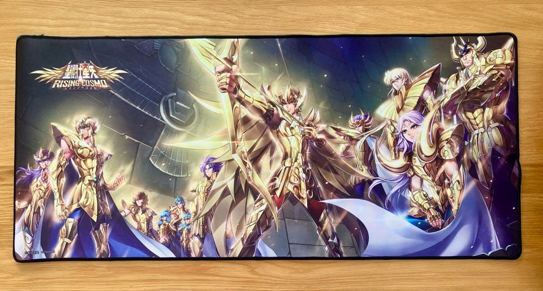 【未使用】 聖闘士星矢 ライジングコスモ　抽選品デスクマット