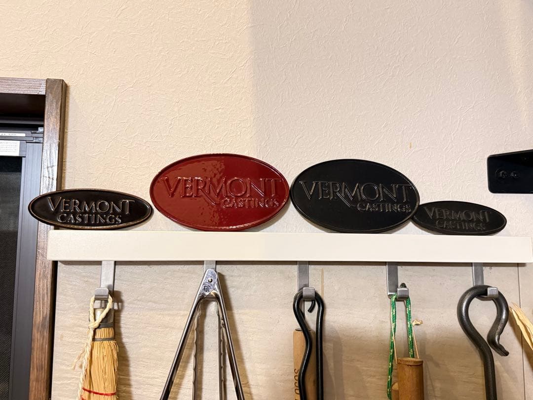 VERMONT CASTINGS 鋳鉄製　ホウロウレッド　カラーサンプルプレート