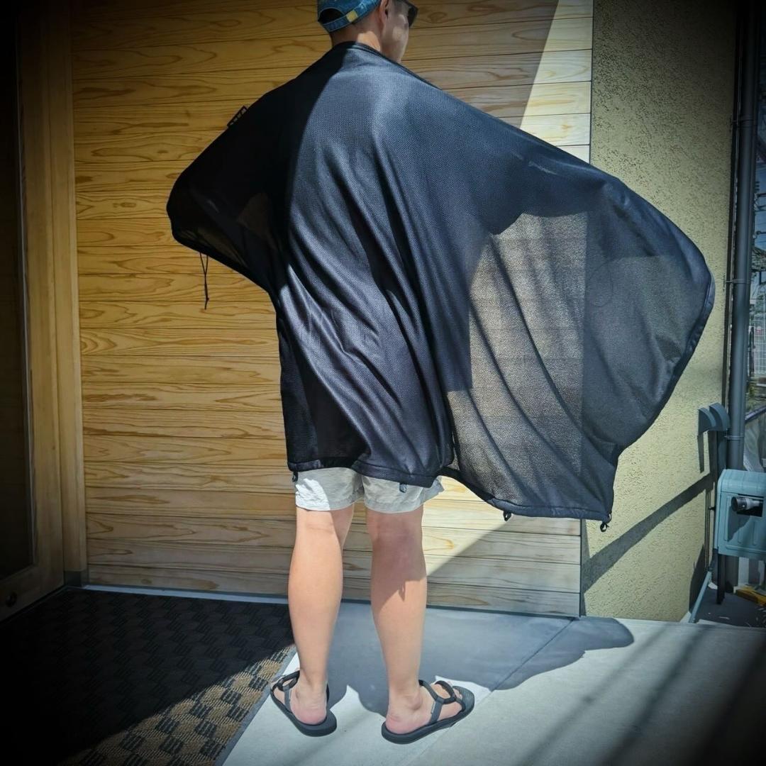 【新品】 太陽と山 別注 ADRIFT BLANKET Black アドリフト