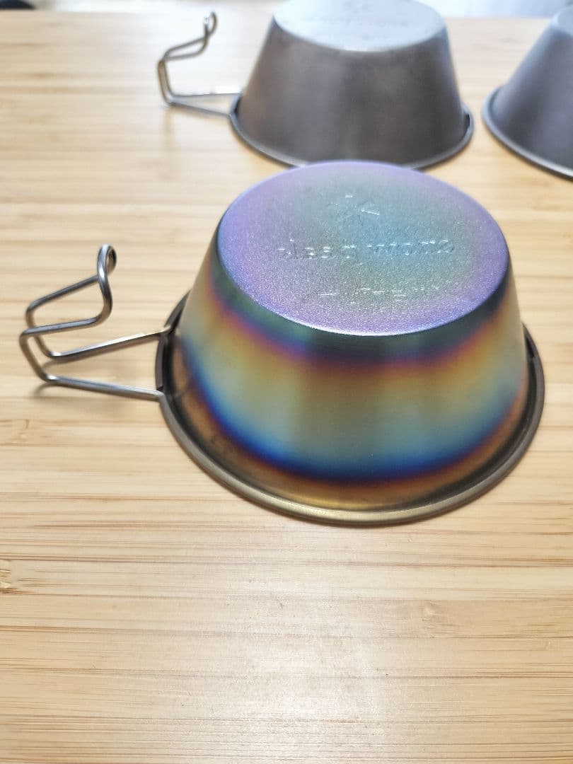  Peak シェラカップ 7個セット チタン製