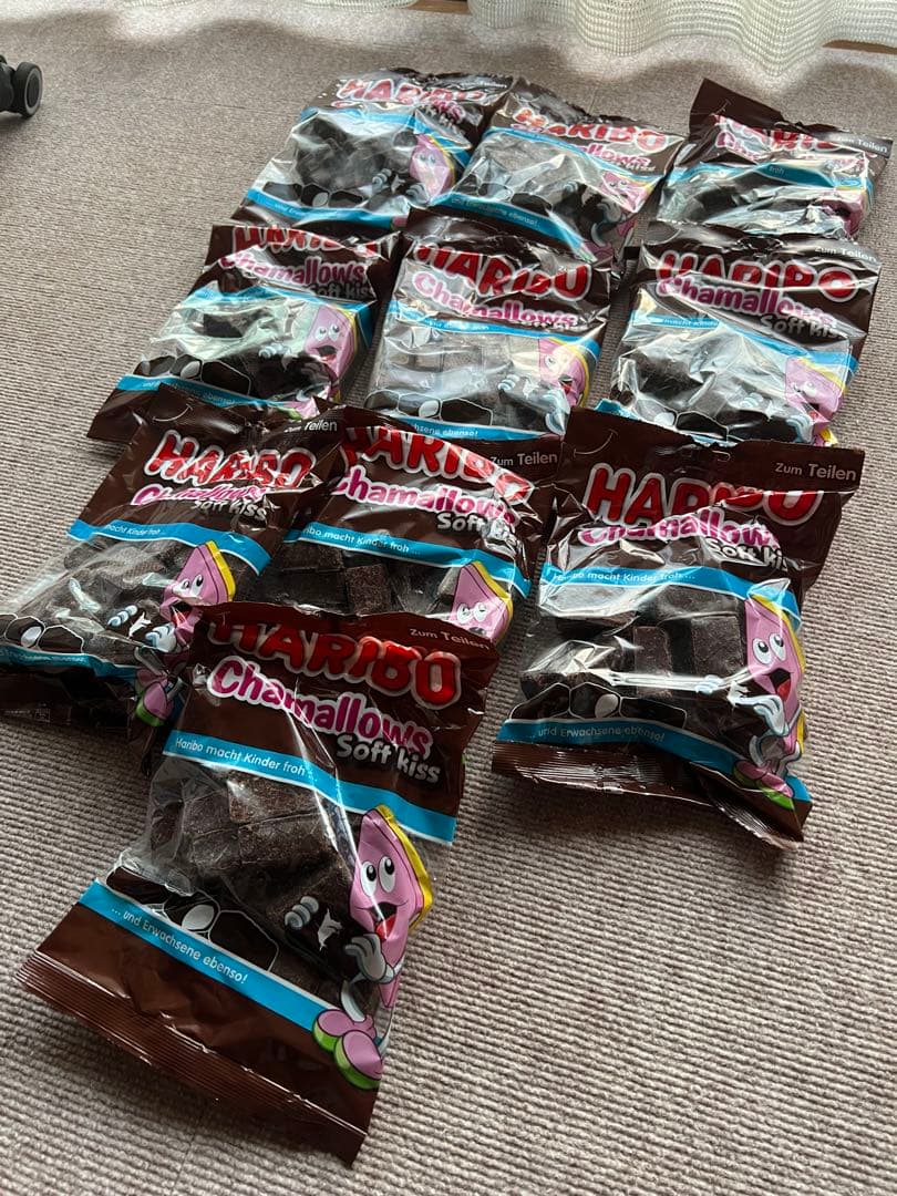 HARIBO Chamallows soft kiss 10袋パックボックス入り