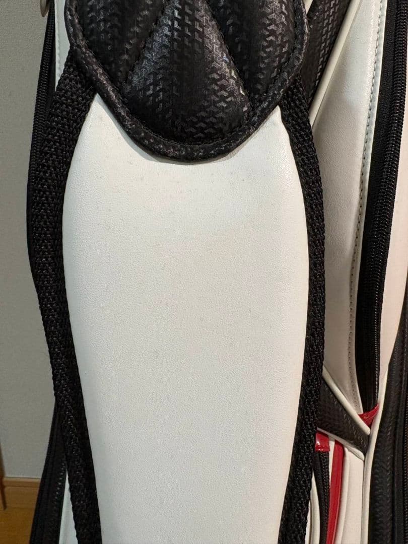 ツアーステージ キャディバッグ ホワイト/ブラック